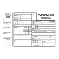 Foaie parcurs persoane