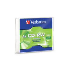 CD-RW verbatim carcasa